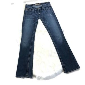 BIG STAR SWEET BOOT ULTRA LOW RISE JEANS
